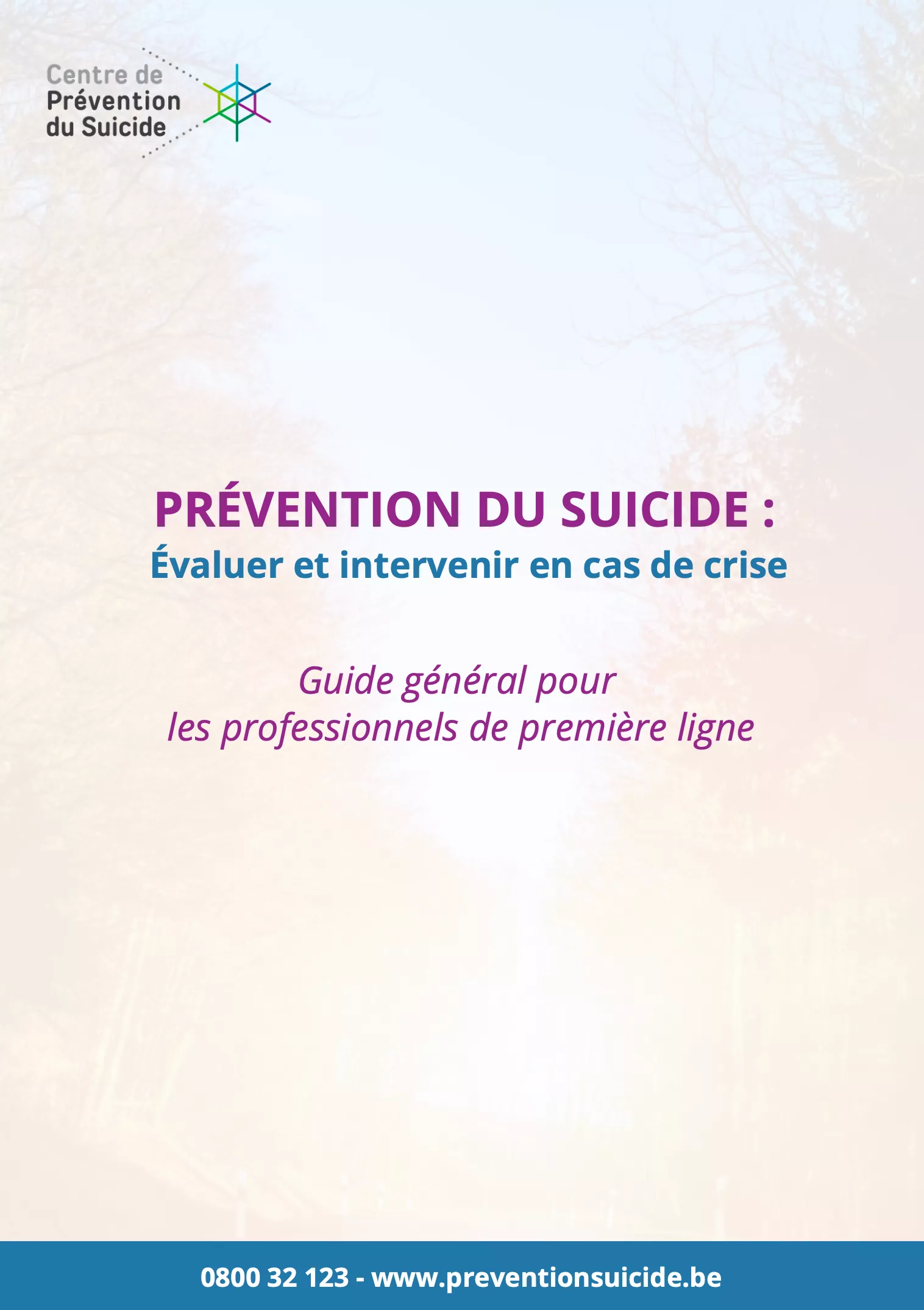 Outil : Évaluer et intervenir en cas de crise (guide général pour  les professionnels de première ligne)