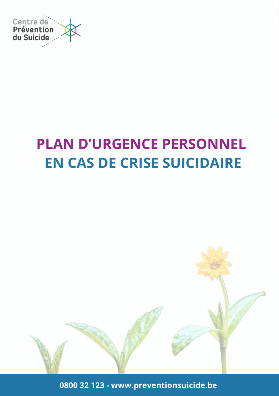 Outil : Plan d'urgence personnel en cas de crise suicidaire